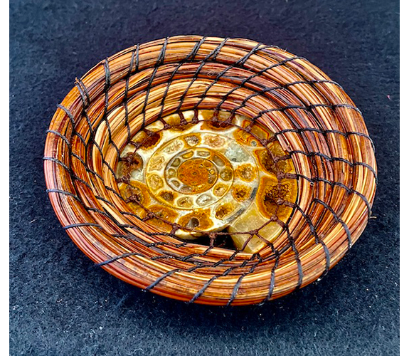 "Small Ammonite Bowl" - Barbara Osborne